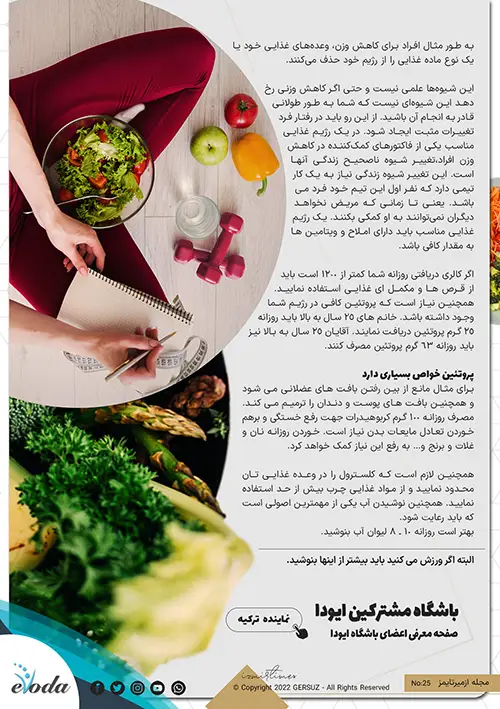 علی پاشاپور بشقاب رژیم